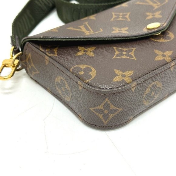 Authentic LOUIS VUITTON M80091 Monogram Multi-Pochette-Felicie pouch Shoulder Ba - Picture 13 of 15